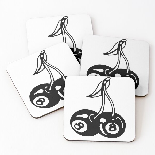Item preview, black 8-ball cherries designed and sold by kenziesarah.