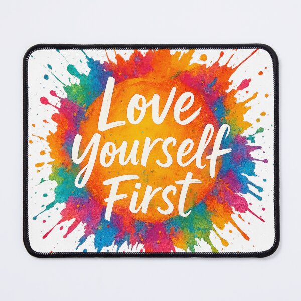 Item preview, Love yourself first – Colorful artistic design designed and sold by Paintyful.