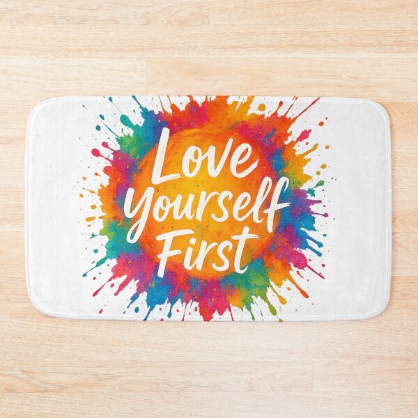 Item preview, Love yourself first – Colorful artistic design designed and sold by Paintyful.