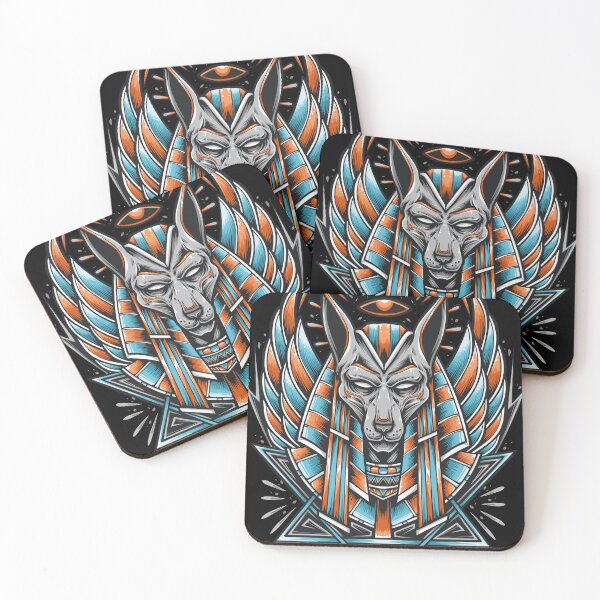 Item preview, انوبيس Anubis Sacred Geometry – Egyptian Mythology Artwork designed and sold by MHassan92.