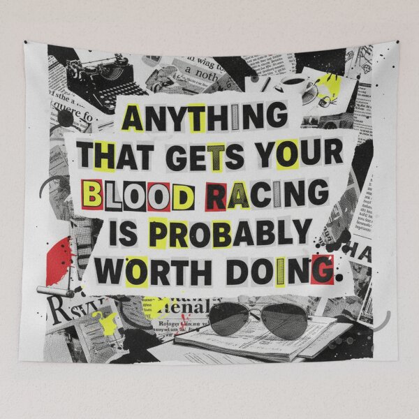 Item preview, Blood Racing: The Gonzo Imperative designed and sold by CleverCulture.