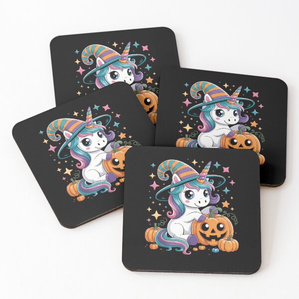 Item preview, Cute Halloween 2025 Girls Women Kids Witch Unicorn Halloween designed and sold by JulienAureo.