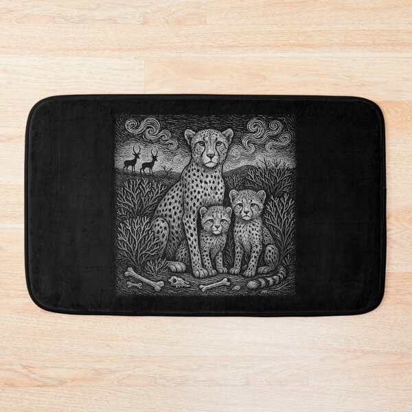 Item preview, Cheetah Family Safari Wild Landscape designed and sold by EdvvinStudios.