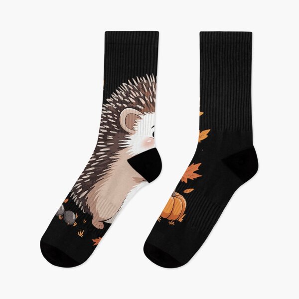 Item preview, Cute Hedgehog Drinking Coffee Latte Fall Autumn Thanksgiving designed and sold by JulienAureo.