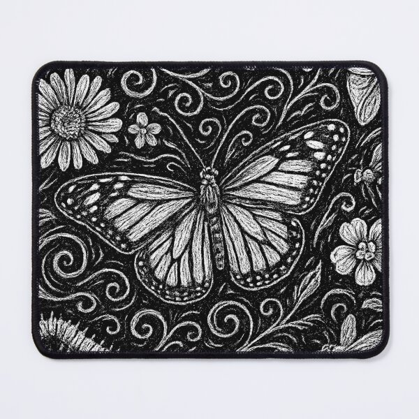 Item preview, Butterfly Life Cycle Flowers Swirls designed and sold by EdvvinStudios.