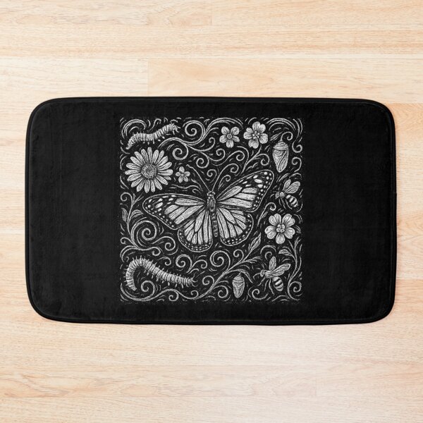 Item preview, Butterfly Life Cycle Flowers Swirls designed and sold by EdvvinStudios.