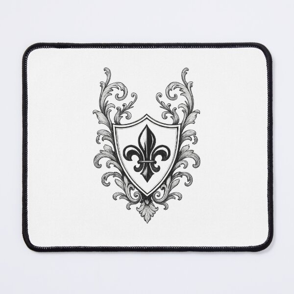 Item preview, Fleur-de-Lis Heraldic Shield designed and sold by SprineO.