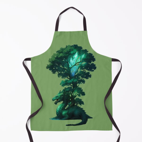 Item preview, Nature Dragon Crystal Tree Fantasy Art designed and sold by Prachodayat Artworks.
