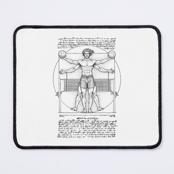 Item preview, Beach Volley Volleyball Player Vitruvian Man Da Vinci designed and sold by GrandeDuc.
