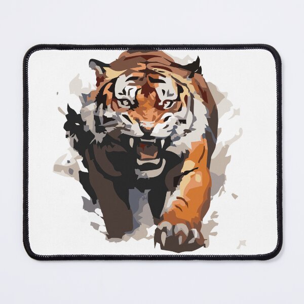 Item preview, roaring tiger designed and sold by Zakai Digital Studio.
