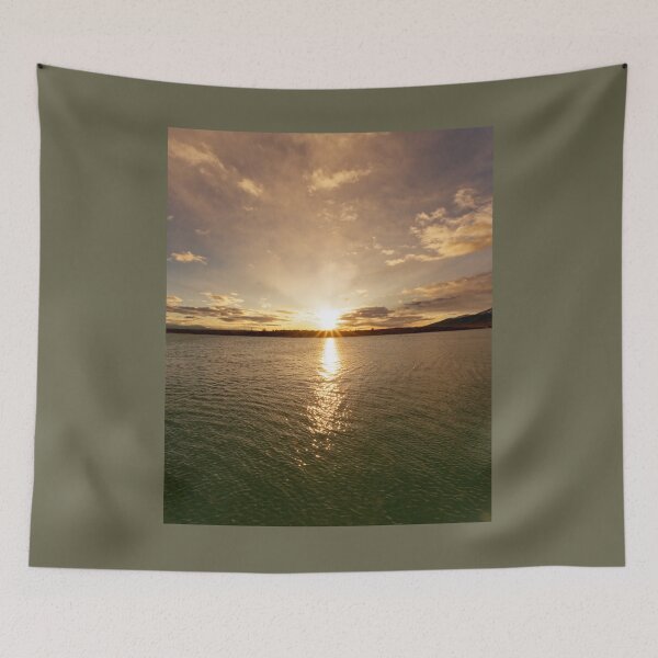Item preview, Sunrise over the lake designed and sold by stevepaint.
