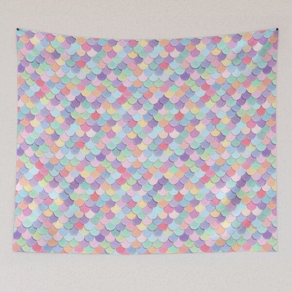 Item preview, Sticky Notes effect in Pastel Mermaid Tail pattern designed and sold by Vashy56.