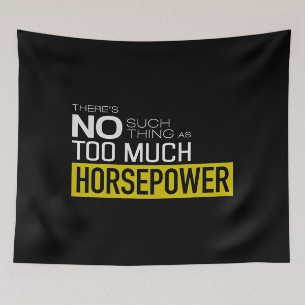 Item preview, There Is No Such Thing As Too Much Horsepower Essential 		 designed and sold by ttjrvoxmi0.