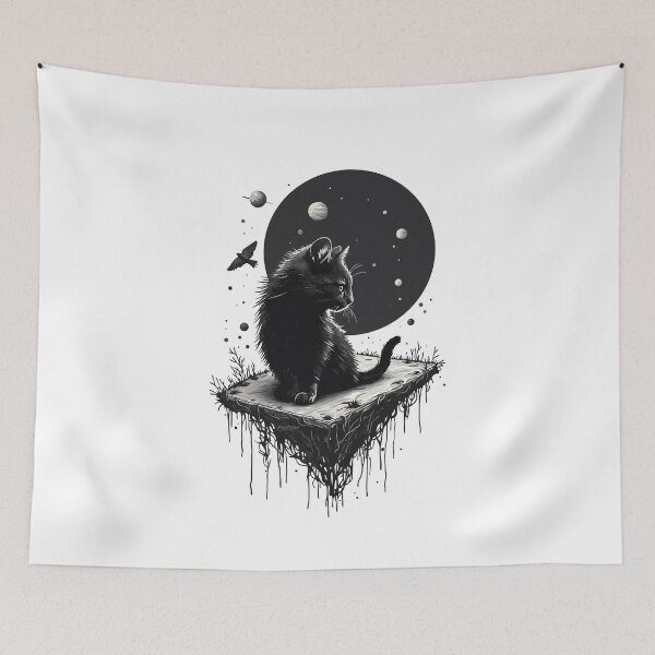 Item preview, Starry Kitty, Dreamy and Pretty designed and sold by FiesterArt.
