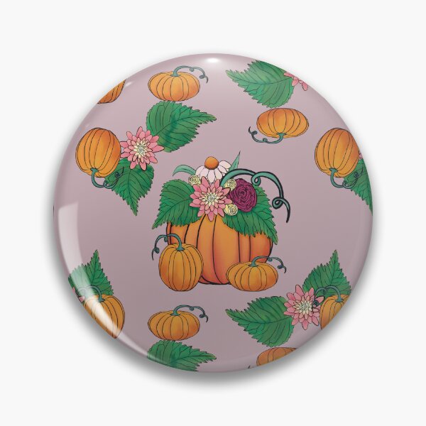 Item preview, Fall Floral Pumpkin designed and sold by HydrangeaDelMar.