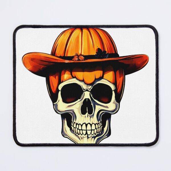 Item preview, Skull in a Pumpkin Hat designed and sold by Zofia Sosnecka.