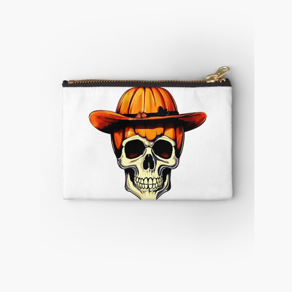Item preview, Skull in a Pumpkin Hat designed and sold by Zofia Sosnecka.