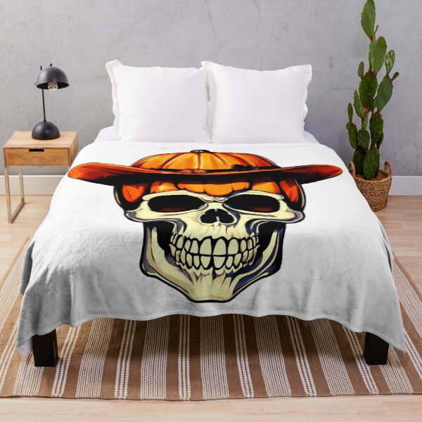 Item preview, Skull in a Pumpkin Hat designed and sold by Zofia Sosnecka.