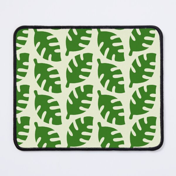 Item preview, Elegant seamless monstera leaf pattern in green and cream tones. designed and sold by JoelmaQ.