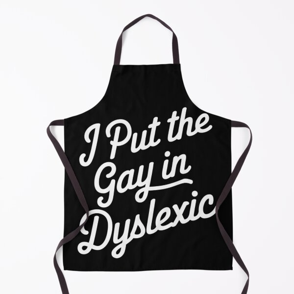 Item preview, I Put The Gay In Dyslexic White Letter Power designed and sold by SkymarArt.