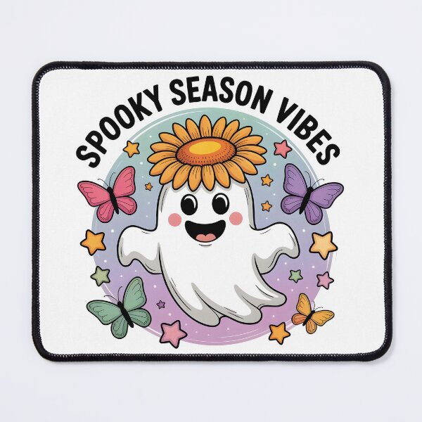 Item preview, Spooky Season Vibes Pastel Ghost Sunflower Hat T-Shirt | Spooky Season Vibes Halloween designed and sold by al21ex.
