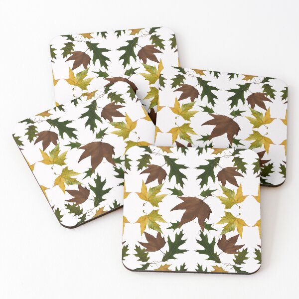 Item preview, Fall vibe leaves pattern designed and sold by mariya-ivanova.