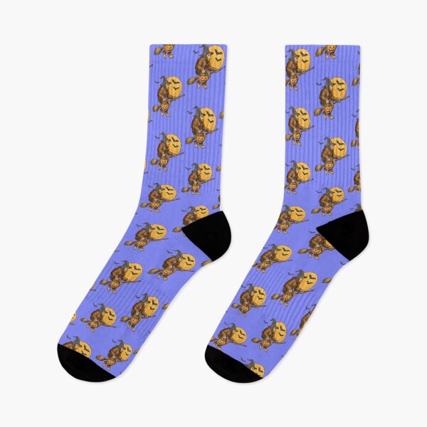 Item preview, Bigfoot Witch Halloween Flying Pumpkin Candy Full Moon Bats By Merch, Limited Edition, Perfect Gift designed and sold by JosephHunter7.