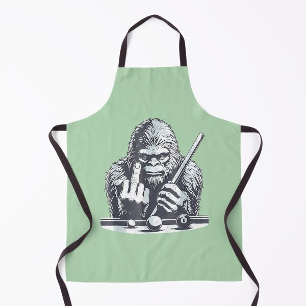 Item preview, Sasquatch Pool Player Flipping Off The Competition By Merch, Limited Edition, Perfect Gift For You designed and sold by JosephHunter7.