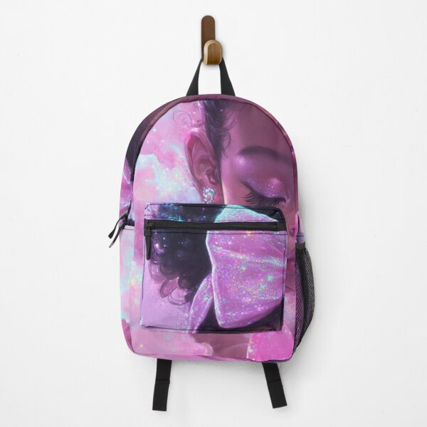 Item preview, Cutest black baby girl with pink bow art designed and sold by AngelHomes1.