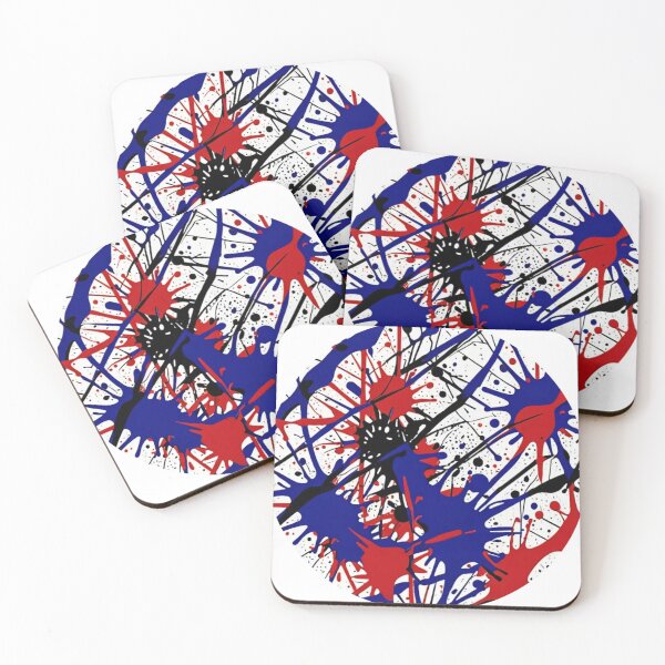 Item preview, drip style colorful abstract design round designed and sold by SmashingDeals.