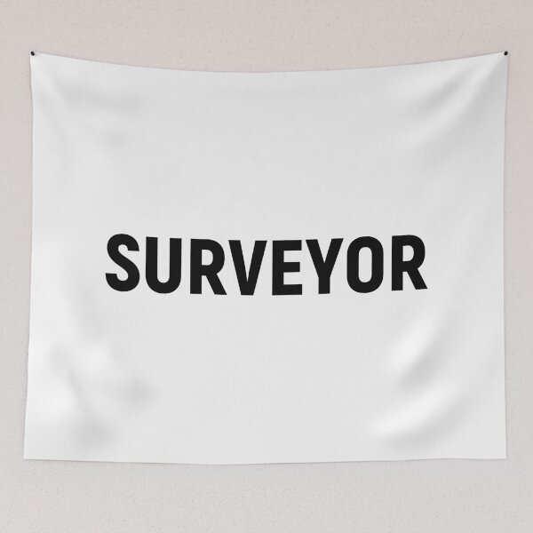 Item preview, Surveyor - Job Title Text (Black) designed and sold by STUDIO-72.