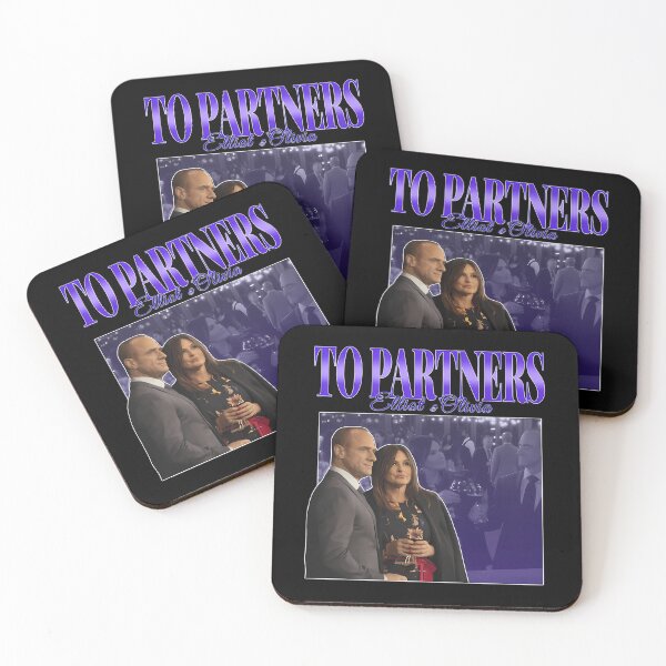 Item preview, To Partners EO Bensler Olivia Benson Elliot Stabler 90s Inspired Vintage Homage  	 designed and sold by akkjxoyab95.