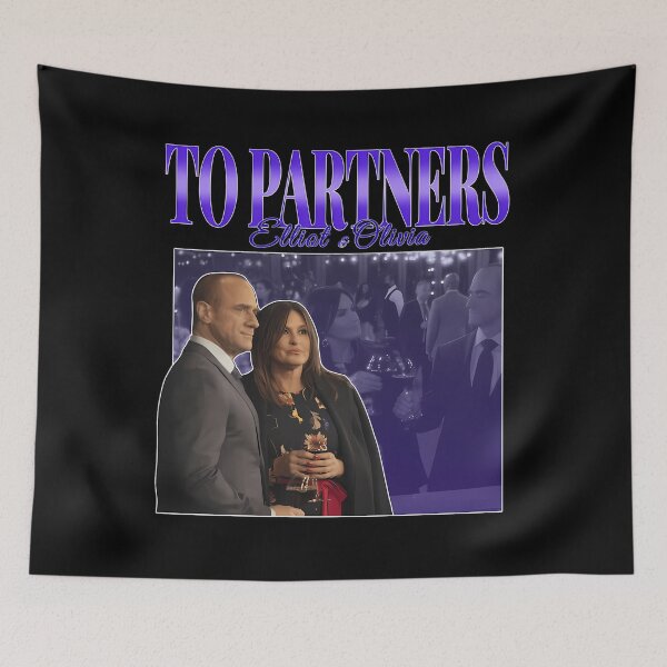 Item preview, To Partners EO Bensler Olivia Benson Elliot Stabler 90s Inspired Vintage Homage  	 designed and sold by akkjxoyab95.
