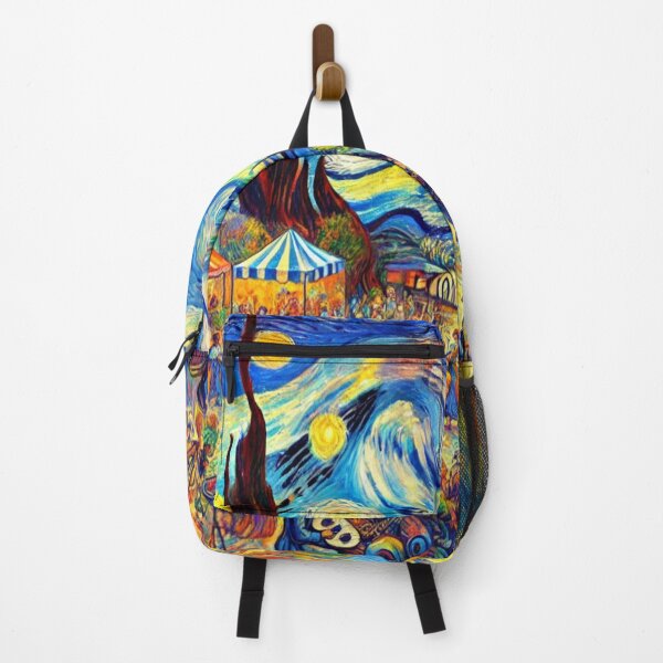 Item preview, Starry Village Vibes – Swirling skies meet dance, music & colors full of life designed and sold by FotoworldEdel.