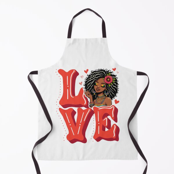 Item preview, Afro Love Queen Illustration designed and sold by Lulunza.