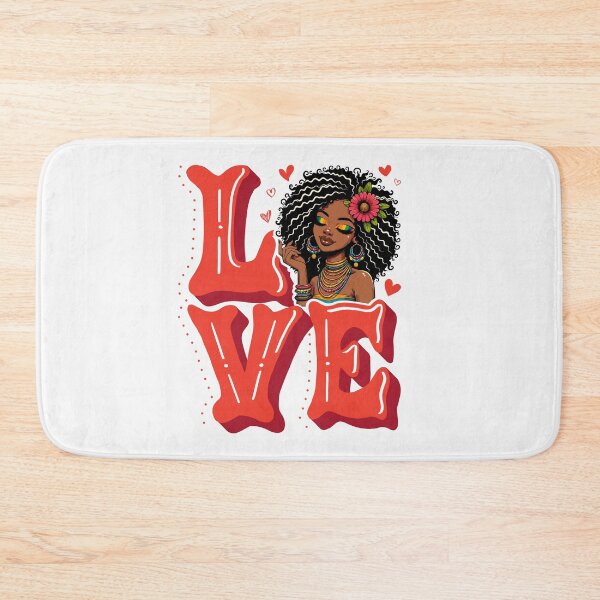 Item preview, Afro Love Queen Illustration designed and sold by Lulunza.