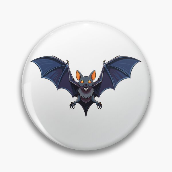 Item preview, Halloween bat flying, scary bat flying vector as a Halloween or spooky decoration, bat flying with its wings fully spread designed and sold by Danler.