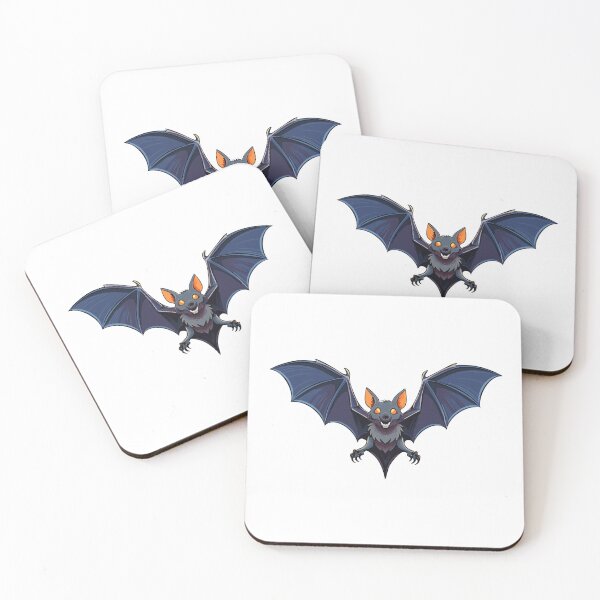 Item preview, Halloween bat flying, scary bat flying vector as a Halloween or spooky decoration, bat flying with its wings fully spread designed and sold by Danler.