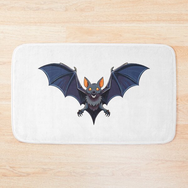 Item preview, Halloween bat flying, scary bat flying vector as a Halloween or spooky decoration, bat flying with its wings fully spread designed and sold by Danler.