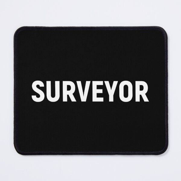 Item preview, Surveyor - Job Title Text (White) designed and sold by STUDIO-72.