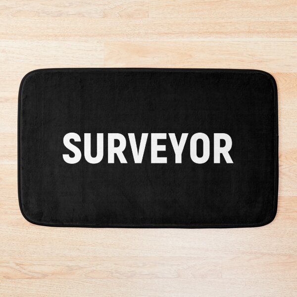Item preview, Surveyor - Job Title Text (White) designed and sold by STUDIO-72.