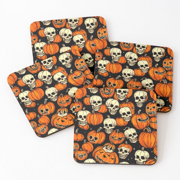 Item preview, Skull in a Pumpkin Hat designed and sold by Zofia Sosnecka.