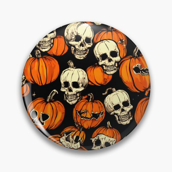 Item preview, Skull in a Pumpkin Hat designed and sold by Zofia Sosnecka.