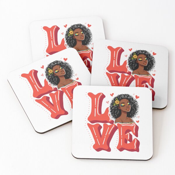 Item preview, Trendy Afrocentric Love Artwork designed and sold by Lulunza.