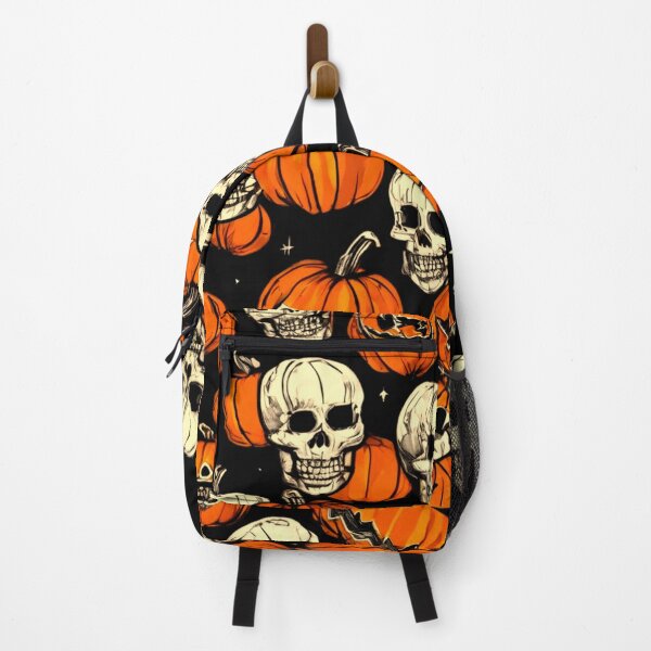 Item preview, Skull in a Pumpkin Hat designed and sold by Zofia Sosnecka.