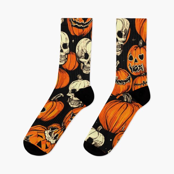 Item preview, Skull in a Pumpkin Hat designed and sold by Zofia Sosnecka.