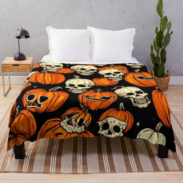 Item preview, Skull in a Pumpkin Hat designed and sold by Zofia Sosnecka.