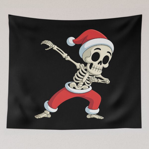 Item preview, Dabbing Skeleton Santa Hat Christmas Pajama Cute Skull designed and sold by tabdejinti.