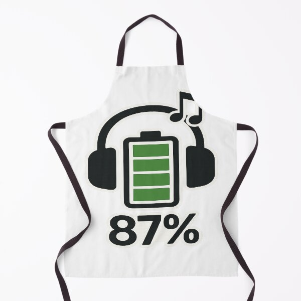Item preview, 87% Energy – Music Battery Headphones Design designed and sold by Ammarou.