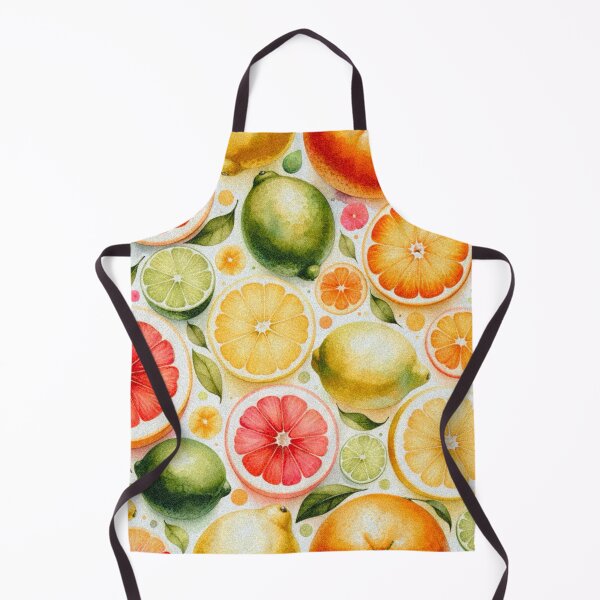 Item preview, Citrus watercolor pattern designed and sold by Nikki-Tee.
